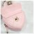 Charm per borsa Chanel cuore rosa in pelle - vista 15