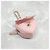 Charm per borsa Chanel cuore rosa in pelle - vista 4