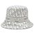 Dior Oblique Bestickter Bucket Hat Grau