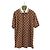 Gucci Braunes Polohemd aus Stretch-Baumwolle