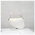 Dior Borsa Saddle Mini Oblique con Frange Bianca - vista 13