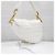Dior Borsa Saddle Mini Oblique con Frange Bianca - vista 5