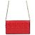 Dior Borsa a spalla con catena e pochette in vernice rossa