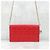 Dior Borsa a spalla con catena e pochette in vernice rossa - vista 3