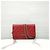 Chanel Portafoglio a catena Classic WOC a tracolla Red Lambskin Silver - vista 11