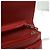 Chanel Portafoglio a catena Classic WOC a tracolla Red Lambskin Silver - vista 7