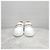 Chanel Mocassino Initial Patent Chain White - vista 2
