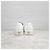 Chanel Mocassino Initial Patent Chain White - vista 4