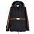 Gucci Anorak antivento nero con logo Web e Three-Stripes