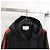 Gucci Anorak antivento nero con logo Web e Three-Stripes - vista 8