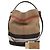 Burberry Borsa Hobo Ashby Medium in tela nera