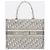 Dior Borsa Book Tote Oblique Grigia Medium - vista 10