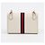 Gucci Borsa a spalla Tiger in pelle Bianca - vista 5