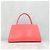 Prada Brush Leder-Tote Bag mit rosa Dreiecks-Logo - Ansicht 10