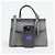 Gucci GG Marmont Mini Lederhandtasche Grau - Ansicht 16
