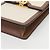 Burberry Borsa a tracolla Robin in tela bianca e pelle marrone - vista 8