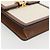 Burberry Borsa a tracolla Robin in tela bianca e pelle marrone - vista 9