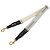 Dior Grauer bestickter Canvas-Schultergurt mit Ring