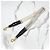 Dior Grauer bestickter Canvas-Schultergurt mit Ring - Ansicht 6