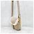 Dior Picca borsa a tracolla in shearling beige - vista 2