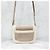 Dior Picca borsa a tracolla in shearling beige - vista 3