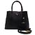 Prada Borsa Tote Double Quille Small e Borsa a Tracolla in Saffiano nero