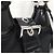 Prada Borsa Moon in nylon e pelle - vista 5