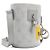 Bucket Louis Vuitton Borsa a secchiello Nano Monogram Chalk Grigia a tracolla - vista 3