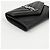 Autre Marque Cassandra Matelassé Small Envelope Wallet Schwarz Silber - Ansicht 12