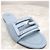 Fendi Slippers Sandali Baguette blu - vista 5