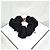 Céline Scrunchie Triomphe in seta e cristalli finitura dorata - vista 12