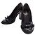 Céline Lackschuhe mit Schleife und Absatz