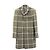 Thom Browne Check Pattern Single Chesterfield Wool Coat