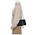 Autre Marque Borsa a tracolla media Kate Tassel Croc Nero Argento - vista 10