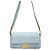 Fendi Borsa a spalla Medium in pelle Nappa embossed FF Blu