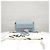 Fendi Borsa a spalla Medium in pelle Nappa embossed FF Blu - vista 10
