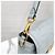 Fendi Borsa a spalla Medium in pelle Nappa embossed FF Blu - vista 5