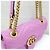 Gucci Borsa a spalla mini con catena Marmont Matelassé Rosa - vista 4