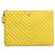Chanel Borsa a Pochette Chevron Medium Yellow Gold