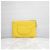 Chanel Borsa a Pochette Chevron Medium Yellow Gold - vista 12