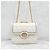 Gucci Borsa a tracolla bianca con catena intrecciata - vista 11
