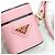 Prada Custodia AirPods in Saffiano Rosa - vista 15