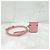 Prada Custodia AirPods in Saffiano Rosa - vista 3