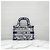Dior Mini Book Tote Toads Blue - vista 10