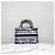 Dior Mini Book Tote Toads Blue - vista 12