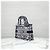 Dior Mini Book Tote Toads Blue - vista 2