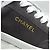 Baskets Chanel Logo en daim vert - vue 15