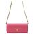 Prada Borsa a Tracolla WOC con Catena in Saffiano Rosa