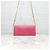 Prada Borsa a Tracolla WOC con Catena in Saffiano Rosa - vista 3