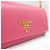Prada Borsa a Tracolla WOC con Catena in Saffiano Rosa - vista 5